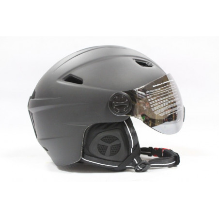 Kask z szybą WOOSH LR H-05 MATT BLACK XL 61-62