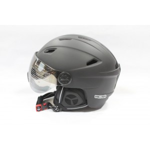 Kask z szybą WOOSH LR H-05 MATT BLACK XL 61-62