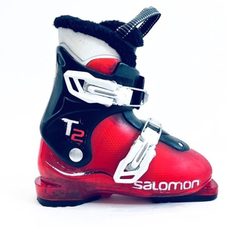 Buty narciarskie dla dzieci Salomon T2 czerwone