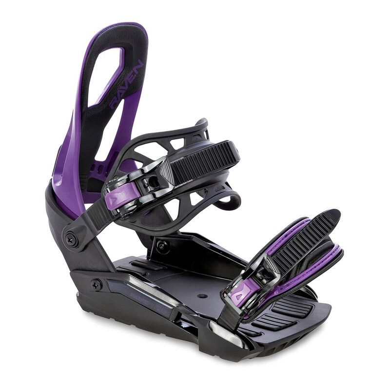 Wiązanie snowboardowe Raven s230 black-violet